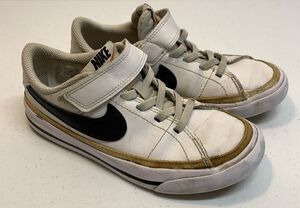 Nike Court Legacy Shoes Toddler Boys 12c White Street Sneakers DA5381-102